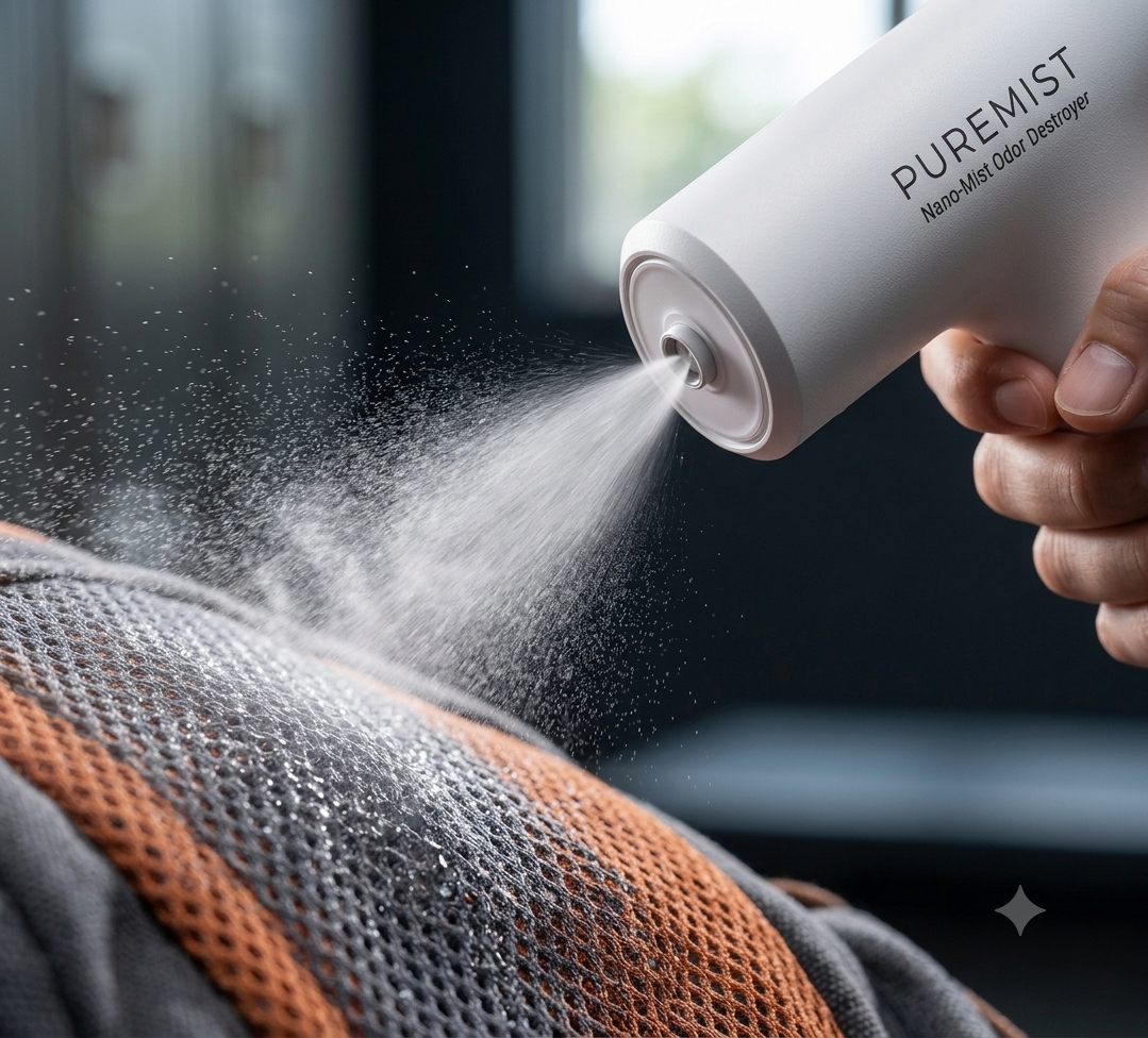PureMist Nano-Mist Odor Eliminator — Bio-Enzyme Deodorizer for Cars, Gear & Home